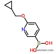 Molecular Structure of 1028749-31-6 (6-(Cyclopropylmethoxy)pyridine-3-boronic acid)